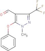 1-Methyl-5-phenoxy-3-(trifluoromethyl)-1H-pyrazole-4-carboxaldehyde