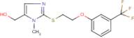 [1-Methyl-2-({2-[3-(trifluoromethyl)phenoxy]ethyl}thio)-1H-imidazol-5-yl]methanol