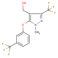 [1-Methyl-3-(trifluoromethyl)-5-[3-(trifluoromethyl)phenoxy]-1H-pyrazol-4-yl]methanol