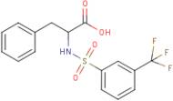 3-Phenyl-2-({[3-(trifluoromethyl)phenyl]sulphonyl}amino)propanoic acid