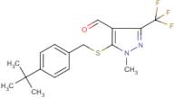 5-(4-tert-Butylbenzylthio)-1-methyl-3-(trifluoromethyl)-1H-pyrazole-4-carboxaldehyde