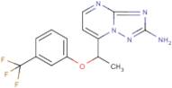 7-[1-[3-(Trifluoromethyl)phenoxy]ethyl][1,2,4]triazolo[1,5-a]pyrimidin-2-amine