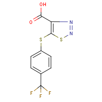 5-[4-(Trifluoromethyl)phenylthio]-1,2,3-thiadiazole-4-carboxylic acid