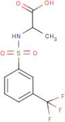 2-[3-(Trifluoromethyl)benzenesulphonamido]propionic acid