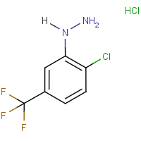 [2-Chloro-5-(trifluoromethyl)phenyl]hydrazine hydrochloride