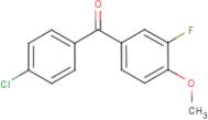 4-Chloro-3'-fluoro-4'-methoxybenzophenone