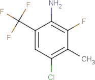 4-Chloro-2-fluoro-3-methyl-6-(trifluoromethyl)aniline