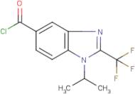 1-Isopropyl-2-(trifluoromethyl)-1H-benzimidazole-5-carbonyl chloride