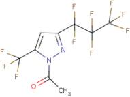 1-Acetyl-3(5)-perfluoropropyl-5(3)-trifluoromethylpyrazole