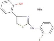 2-(2-Fluorophenyl)amino-4-(2-hydroxyphenyl)-1,3-thiazole hydrobromide