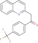 2-Quinolin-2-yl-1-[4-(trifluoromethyl)phenyl]ethanone