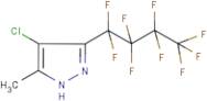 4-Chloro-5-methyl-3-(nonafluorobutyl)pyrazole