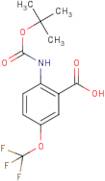 tert-Butyl N-[2-carboxy-4-(trifluoromethoxy)phenyl]carbamate