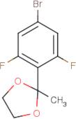 2-(4-Bromo-2,6-difluorophenyl)-2-methyl-1,3-dioxolane