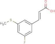 (E)-3-(3-Fluoro-5-methylsulfanylphenyl)prop-2-enoic acid