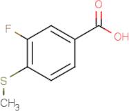 3-Fluoro-4-(methylthio)benzoic acid