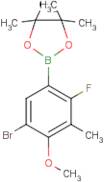 2-(5-Bromo-2-fluoro-4-methoxy-3-methylphenyl)-4,4,5,5-tetramethyl-1,3,2-dioxaborolane