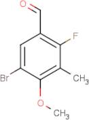 5-Bromo-2-fluoro-4-methoxy-3-methylbenzaldehyde