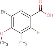 5-Bromo-2-fluoro-4-methoxy-3-methylbenzoic acid