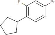 4-Bromo-1-cyclopentyl-2-fluorobenzene