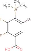 5-Bromo-2,3-difluoro-4-trimethylsilylbenzoic acid