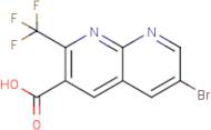 6-Bromo-2-(trifluoromethyl)-1,8-naphthyridine-3-carboxylic acid