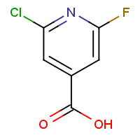 2-Chloro-6-fluoroisonicotinic acid