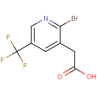 2-Bromo-5-(trifluoromethyl)pyridine-3-acetic acid