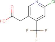 2-Chloro-4-(trifluoromethyl)pyridine-5-acetic acid