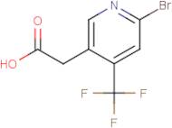 2-Bromo-4-(Trifluoromethyl)pyridine-5-acetic acid