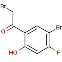 2-Bromo-1-(5-bromo-4-fluoro-2-hydroxyphenyl)ethanone