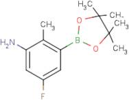 5-Fluoro-2-methyl-3-(4,4,5,5-tetramethyl-1,3,2-dioxaborolan-2-yl)aniline