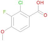 2-Chloro-3-fluoro-4-methoxybenzoic acid