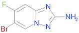 6-Bromo-7-fluoro-[1,2,4]triazolo[1,5-a]pyridin-2-ylamine