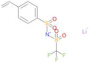 Lithium 4-vinyl-N-(trifluoromethane)sulfonylbenzene-1-sulfonamide