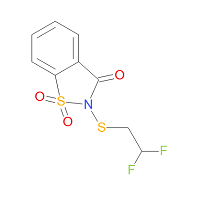 2-((2,2-difluoroethyl)thio)benzo[d]isothiazol-3(2H)-one 1,1-dioxide