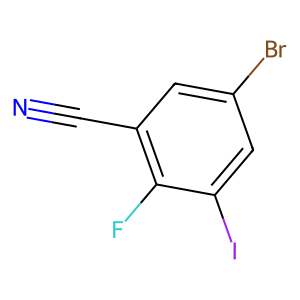 5-Bromo-2-fluoro-3-iodobenzonitrile