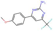 4-(4-Methoxyphenyl)-6-(trifluoromethyl)pyrimidin-2-amine