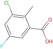 3-Chloro-5-fluoro-2-methylbenzoic acid