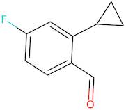 2-Cyclopropyl-4-fluorobenzaldehyde