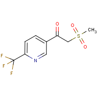 5-[(Methylsulphonyl)acetyl]-2-(trifluoromethyl)pyridine