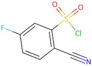 2-Cyano-5-fluorobenzenesulfonyl chloride