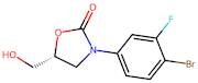 (R)-3-(4-Bromo-3-fluorophenyl)-5-(hydroxymethyl)oxazolidin-2-one