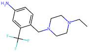 4-((4-Ethylpiperazin-1-yl)methyl)-3-(trifluoromethyl)aniline