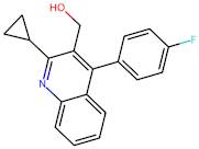 (2-Cyclopropyl-4-(4-fluorophenyl)quinolin-3-yl)methanol