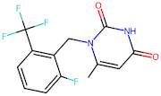 1-(2-Fluoro-6-(trifluoromethyl)benzyl)-6-methylpyrimidine-2,4(1H,3H)-dione