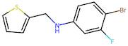 4-Bromo-3-fluoro-N-(thiophen-2-ylmethyl)aniline