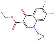 Ethyl 1-cyclopropyl-6,7-difluoro-4-oxo-1,4-dihydroquinoline-3-carboxylate