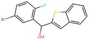 Benzo[b]thiophen-2-yl(5-bromo-2-fluorophenyl)methanol