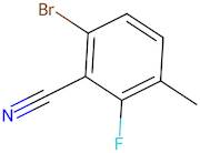 6-Bromo-2-fluoro-3-methylbenzonitrile